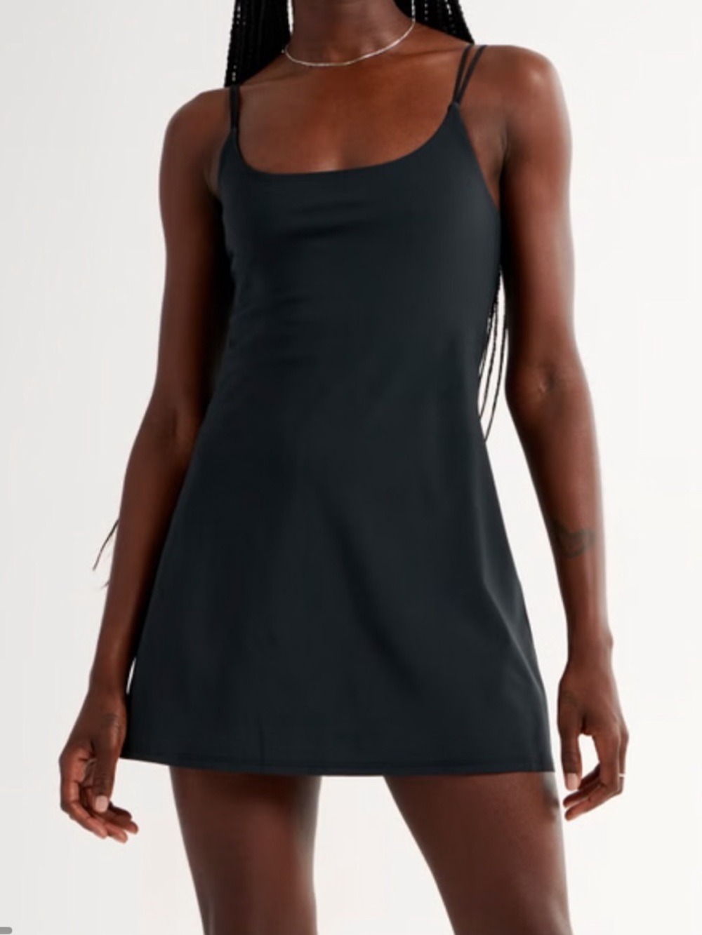 Navy Blue ABERCROMBIE  Spaghetti Strap Mini Dress